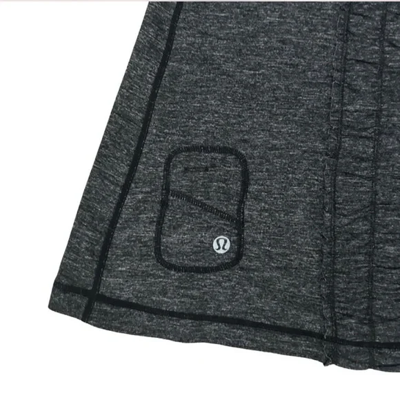 Lululemon Grey Ruffle Tank - Picture 2 of 5